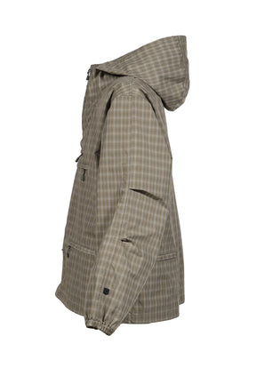 TECH ANORAK JACKET SUMMER PLAID / SAGE GRY