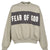 CROPPED RELAXED PANELLED SWEATSHIRT / SEAL HEATHER / IRON GRY