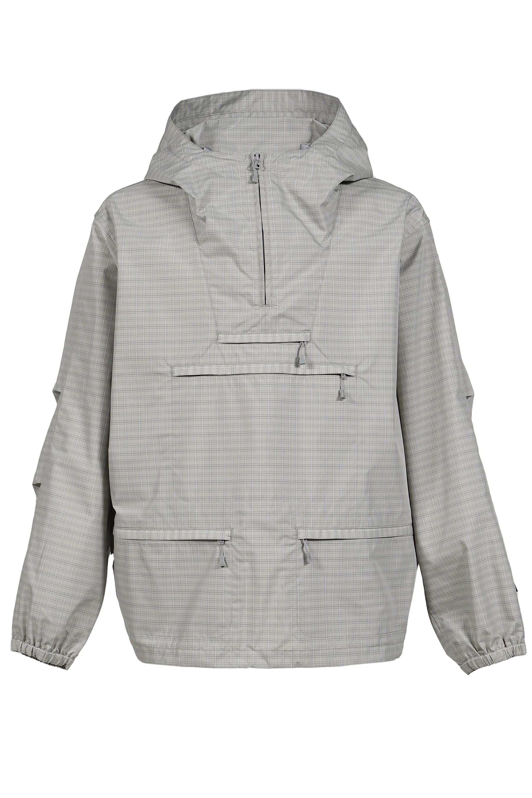 TECH ANORAK JACKET SUMMER PLAID / LT.GRY