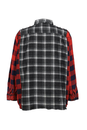 FLANNEL SHIRT -> RIBBON WIDE SHIRT / ASSORTED