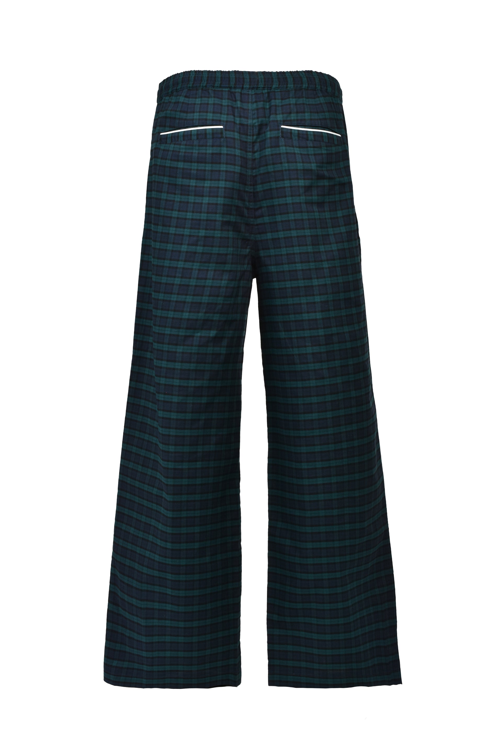 SCRIPT LOGO CHECK PIPNG PANTS / NAV