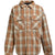 QUILTING CHECK SHIRT / BRW