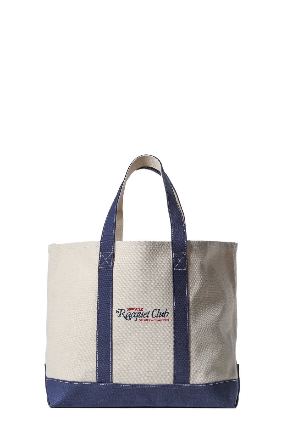 94 RACQUET CLUB TWO TONE TOTE BAG / NATURAL