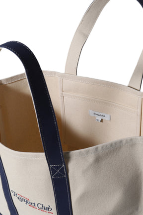 94 RACQUET CLUB TWO TONE TOTE BAG / NATURAL