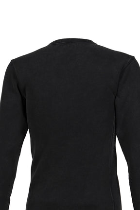 entire studios THERMAL LONG SLEEVE / WASHED BLK