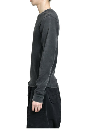 entire studios THERMAL LONG SLEEVE / WASHED BLK