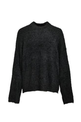 CREW NECK KNIT/GLITTER / BLK
