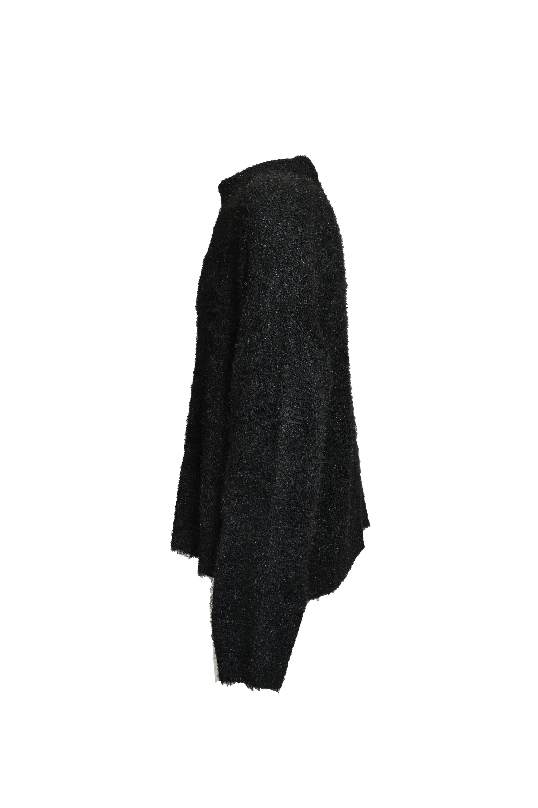 CREW NECK KNIT/GLITTER / BLK