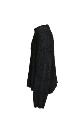 CREW NECK KNIT/GLITTER / BLK