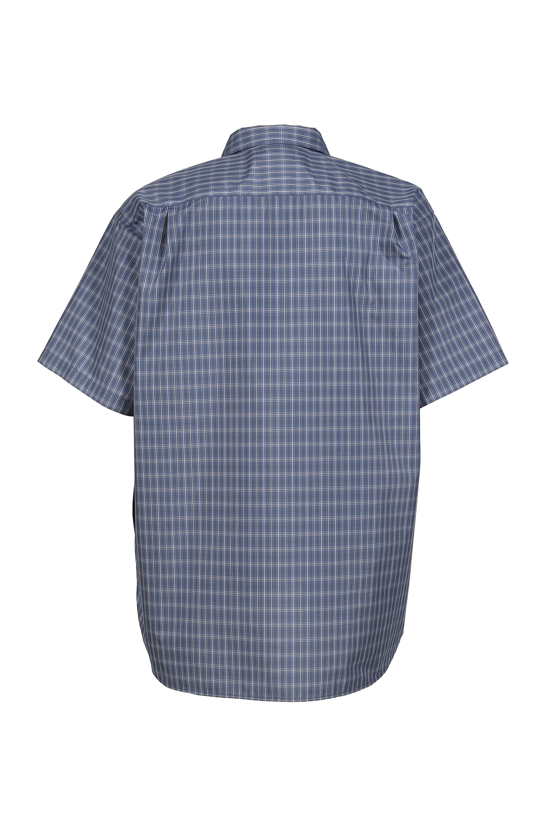 TECH FISHING SHIRT S/S SUMMER PLAID / SMOKE BLU