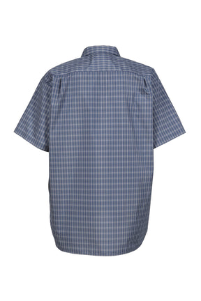 TECH FISHING SHIRT S/S SUMMER PLAID / SMOKE BLU