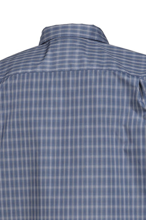 TECH FISHING SHIRT S/S SUMMER PLAID / SMOKE BLU