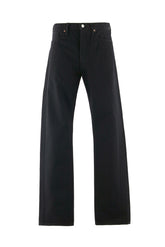 BLACK DENIM PANTS/STRAIGHT / BLK