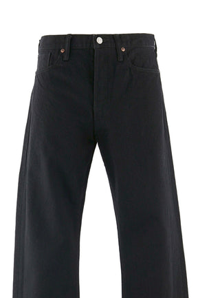 BLACK DENIM PANTS/STRAIGHT / BLK