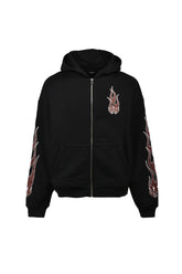 AMIRI アミリ SS26 MA FLAMES ZIP HOODIE / BLK - NUBIAN ヌビアン