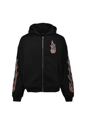 AMIRI アミリ SS26 MA FLAMES ZIP HOODIE / BLK - NUBIAN ヌビアン