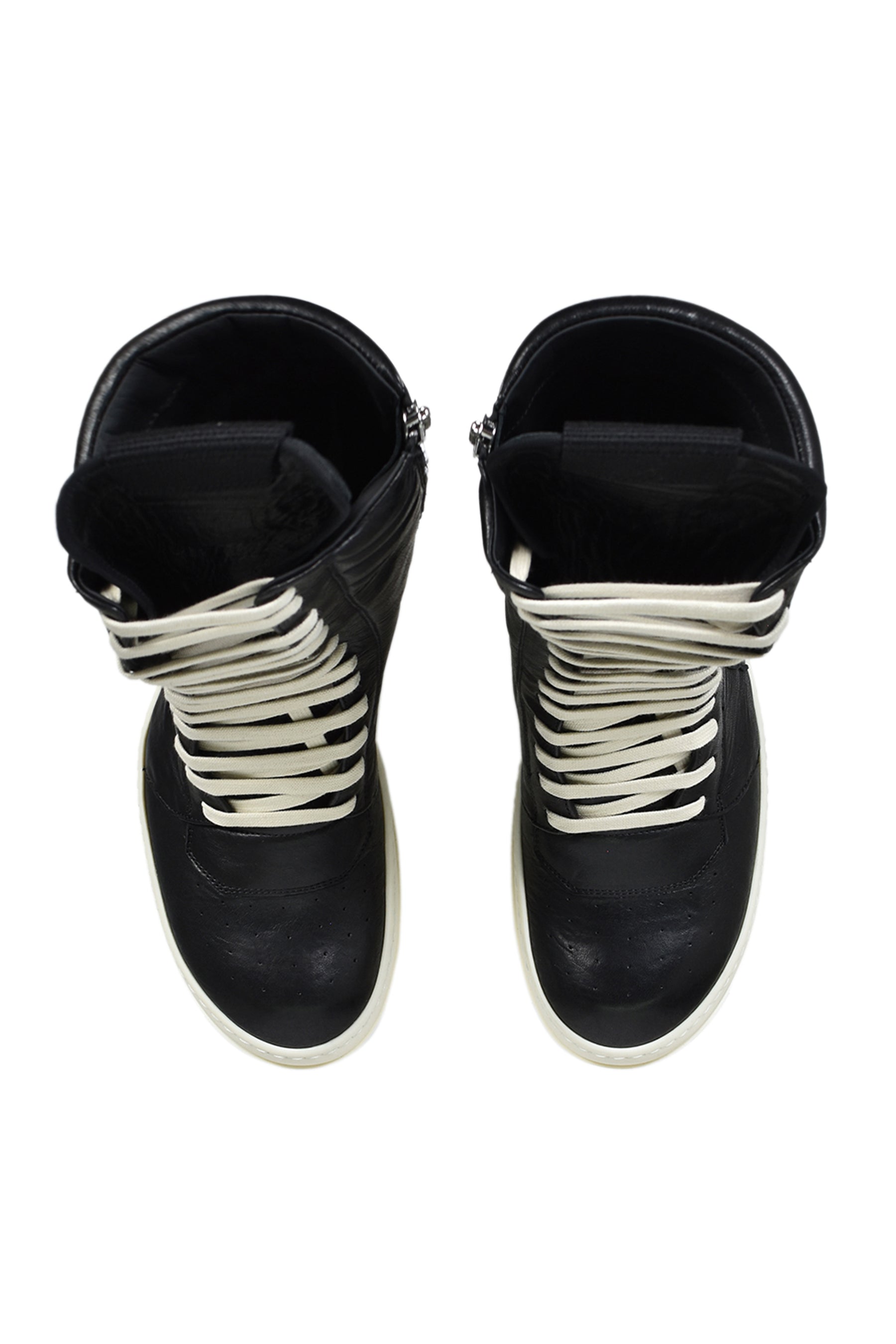 [oboz]リック·オーウェンズ,Rick owens Rick Owens Geobasket Leather Shoes | Black | SVD USA