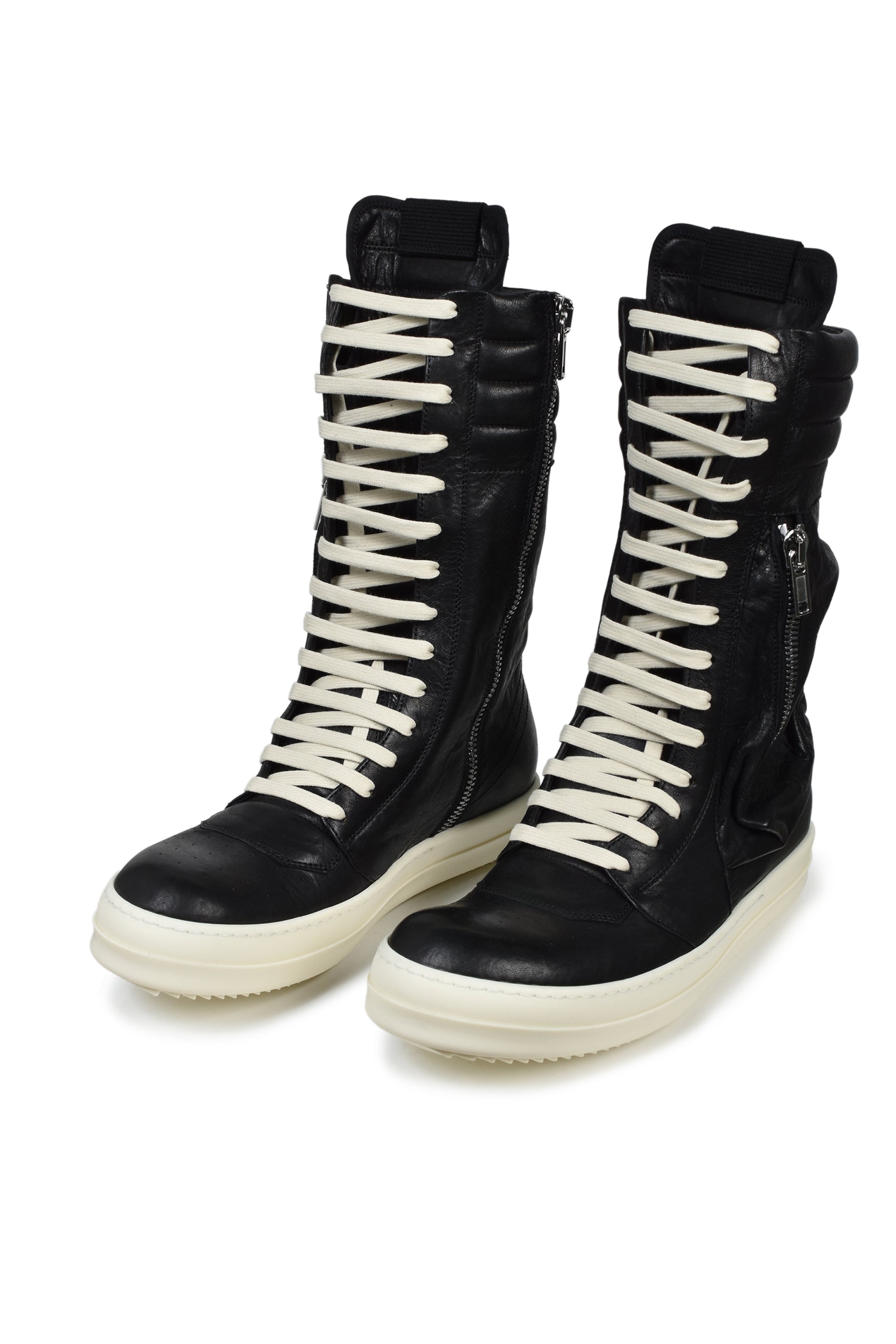 Rick Owens リック オウエンス SS26 CARGO GEOBASKET / BLACK/MILK Rick Owens リック オウエンス SS26 CARGO GEOBASKET / BLACK/MILK