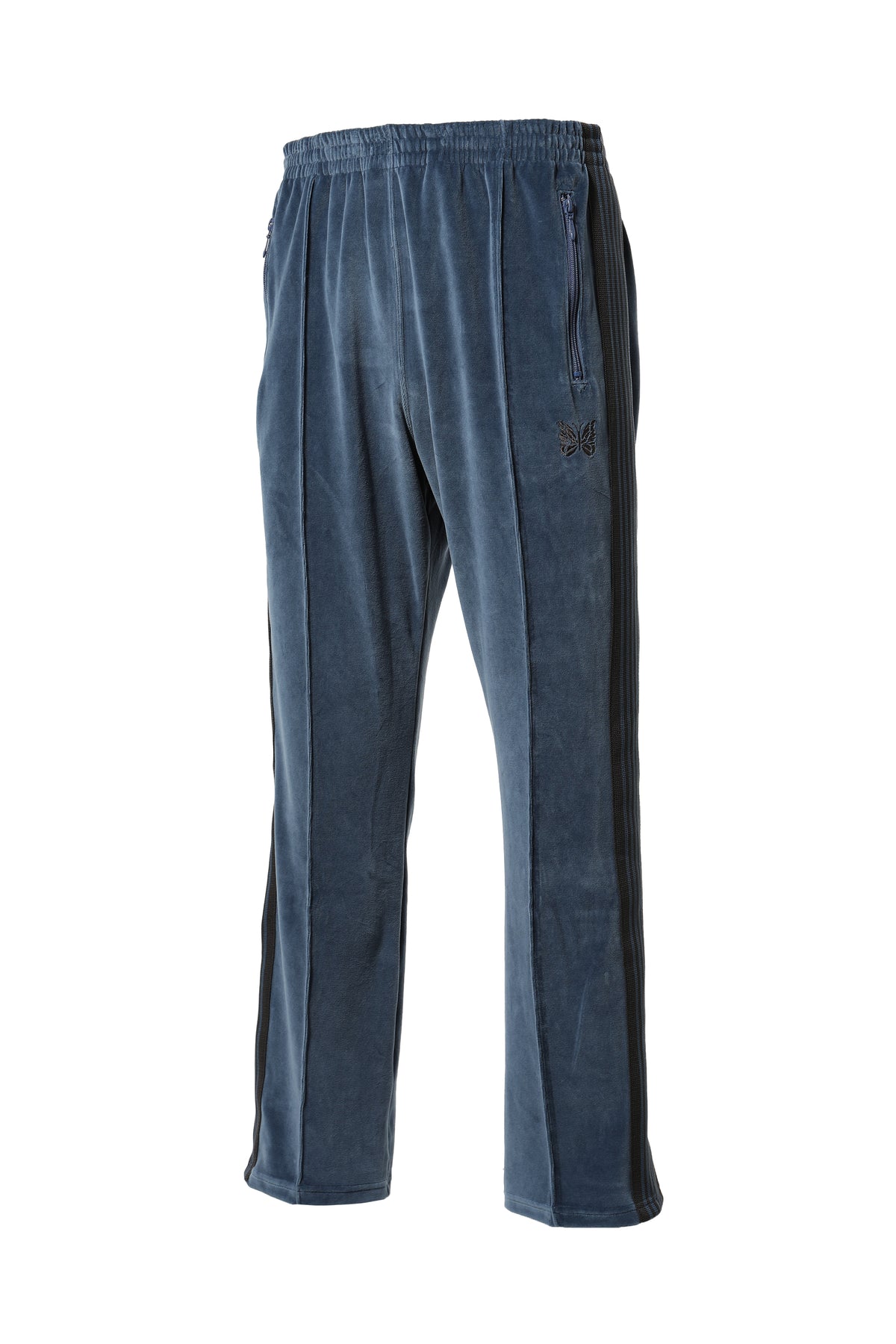 Needles FW23 TRACK PANT - POLY SMOOTH / NVY -NUBIAN