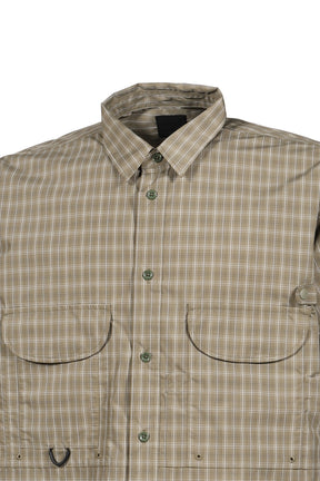 TECH FISHING SHIRT S/S SUMMER PLAID / SAGE GRY