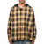 OG CHECK SUN-FADED HOODED SHIRT / YEL