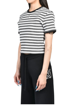 MA STRIPED SS BABY TEE / WHT