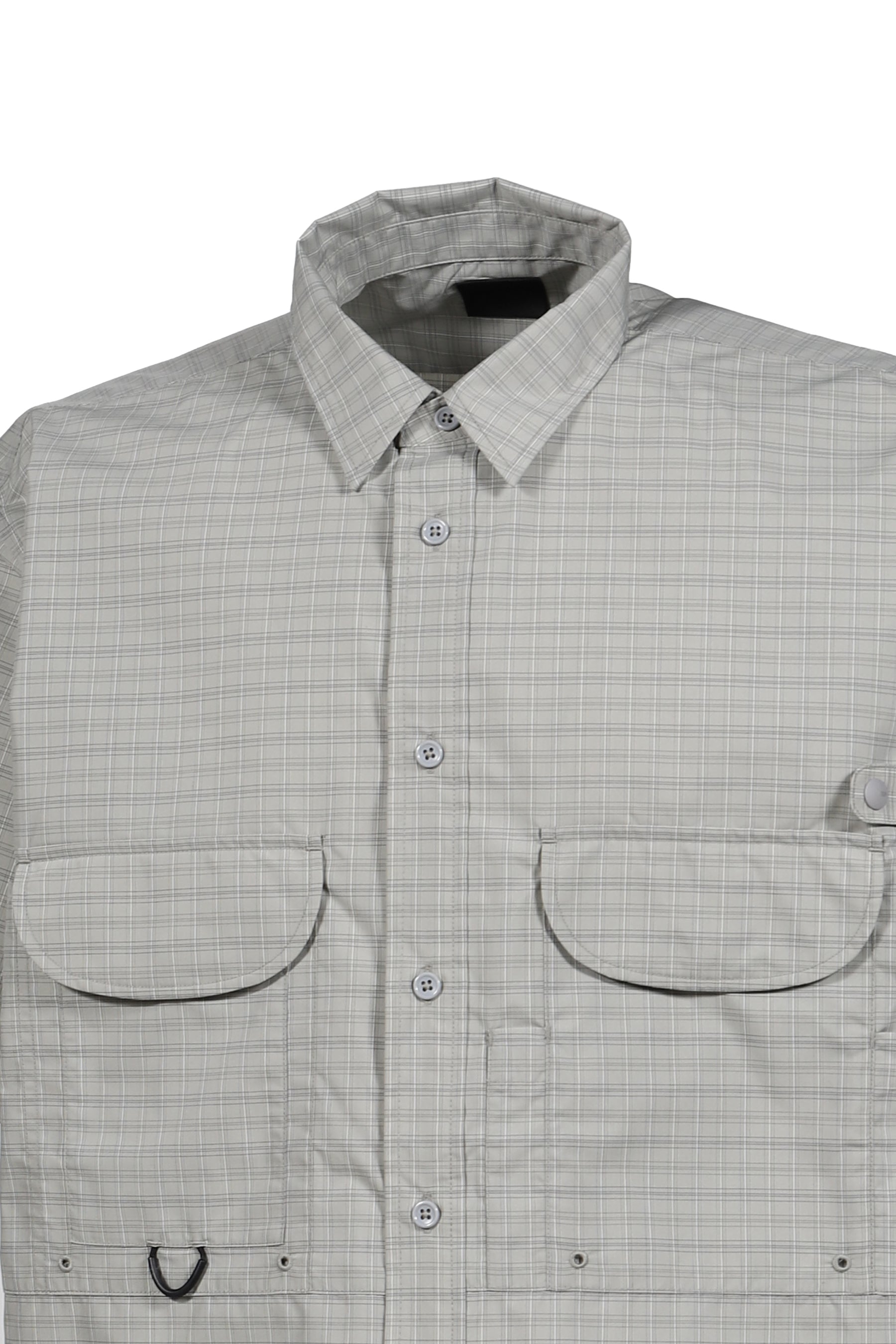 TECH FISHING SHIRT S/S SUMMER PLAID / LT.GRY