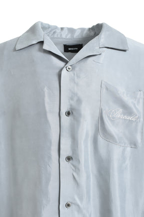 BREATH SCRIPT LOGO LINE SHIRT / GRY