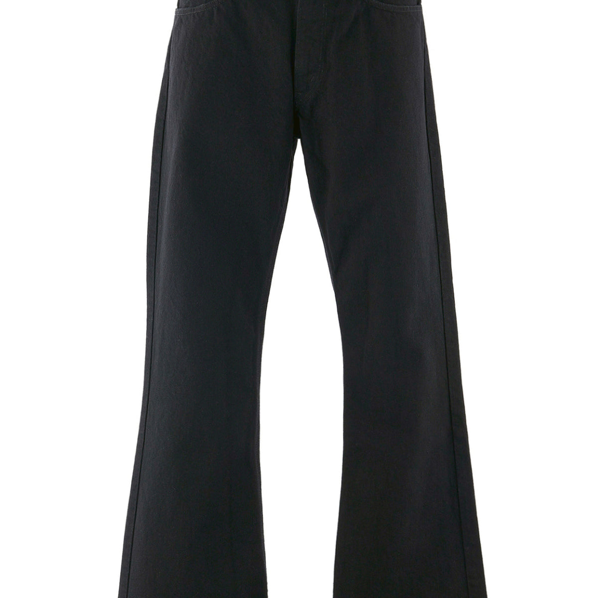 SAINT Mxxxxxx SAINT MICHAEL SS26 BLACK DENIM PANTS/FLARE / BLK