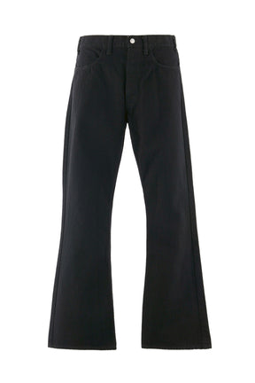 BLACK DENIM PANTS/FLARE / BLK