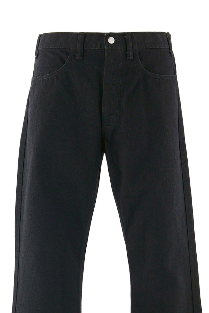 BLACK DENIM PANTS/FLARE / BLK