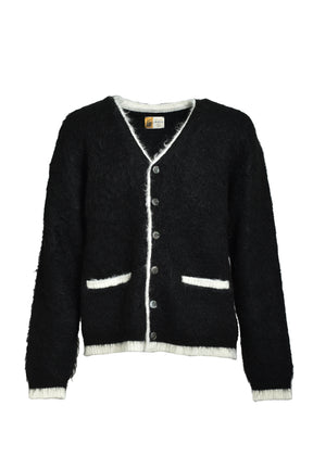 SAINT Mxxxxxx セントマイケル FW25 8th Drop KNIT CARDIGAN/TRIM