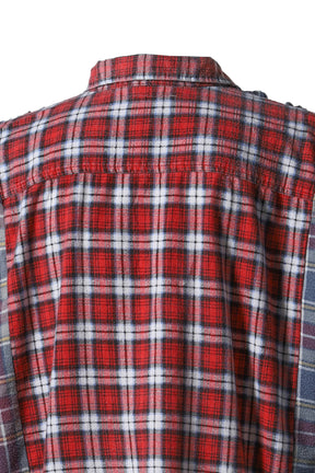 FLANNEL SHIRT -> RIBBON WIDE SHIRT / ASSORTED