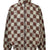 BLOCK CHECK PILE JACKET / BRW