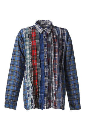 FLANNEL SHIRT -> RIBBON WIDE SHIRT / ASSORTED