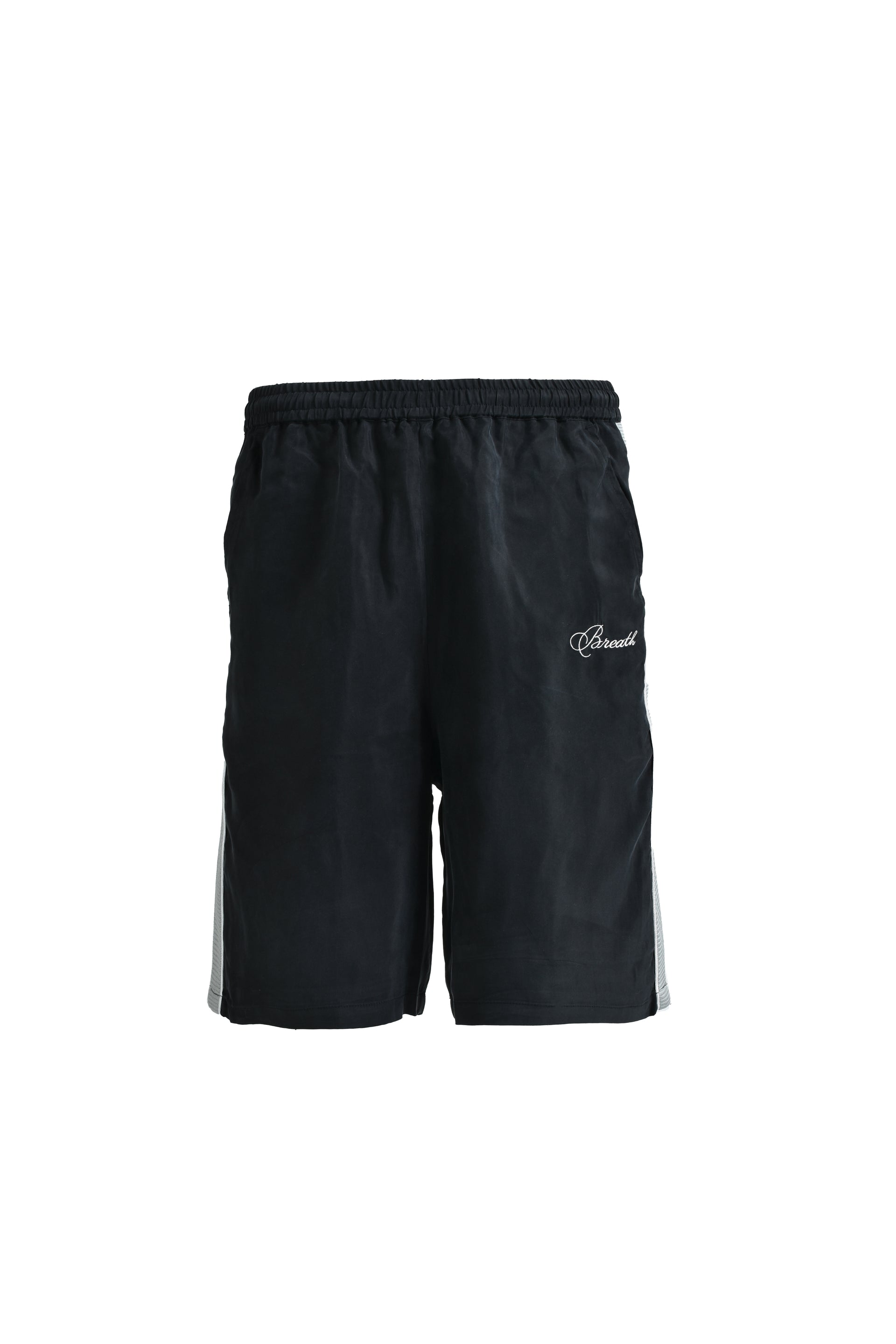 BREATH SCRIPT LOGO LINE SHORTS / BLK