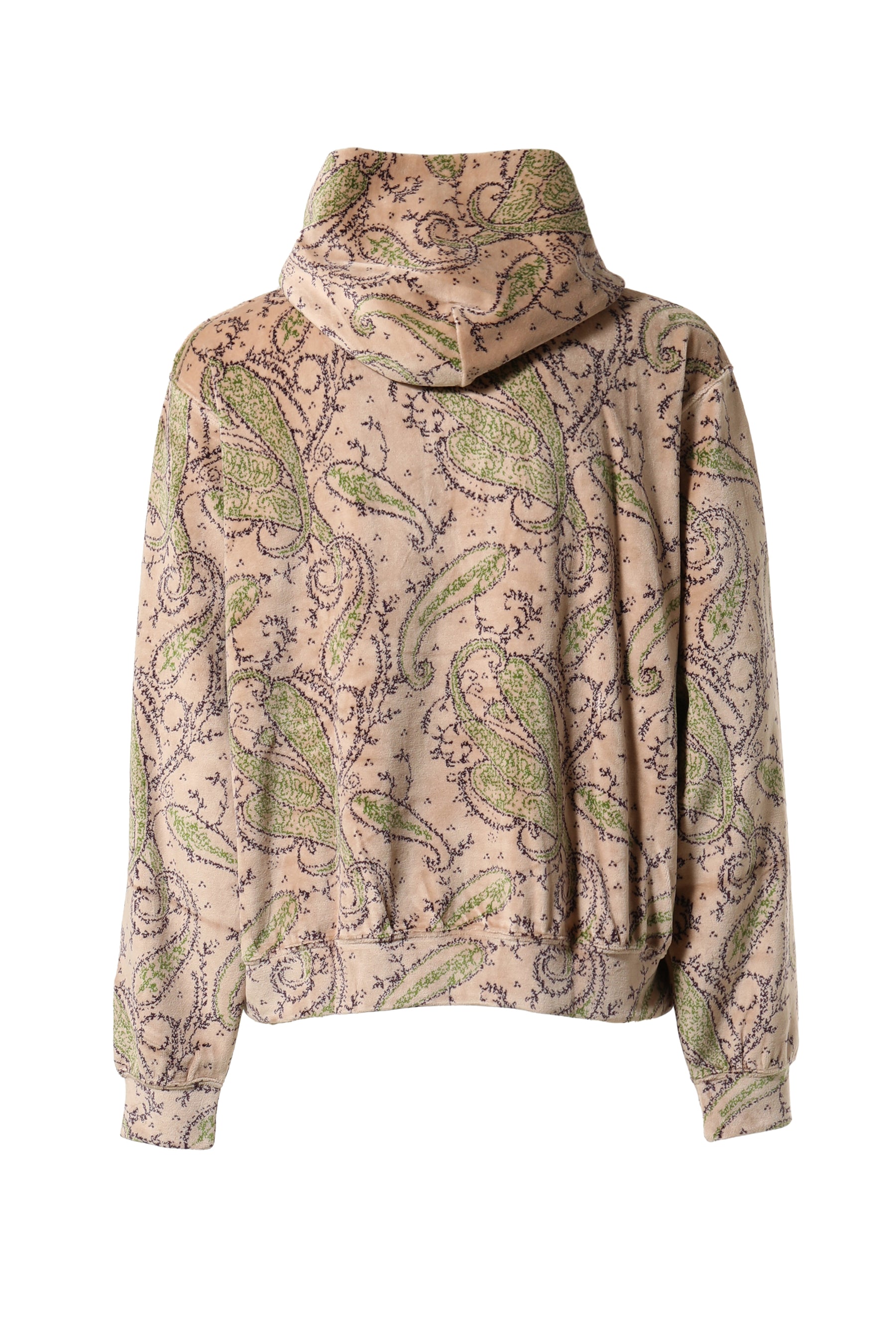 CLASSIC HOODY - C/PE PAISLEY VELOUR JQ. / BEI