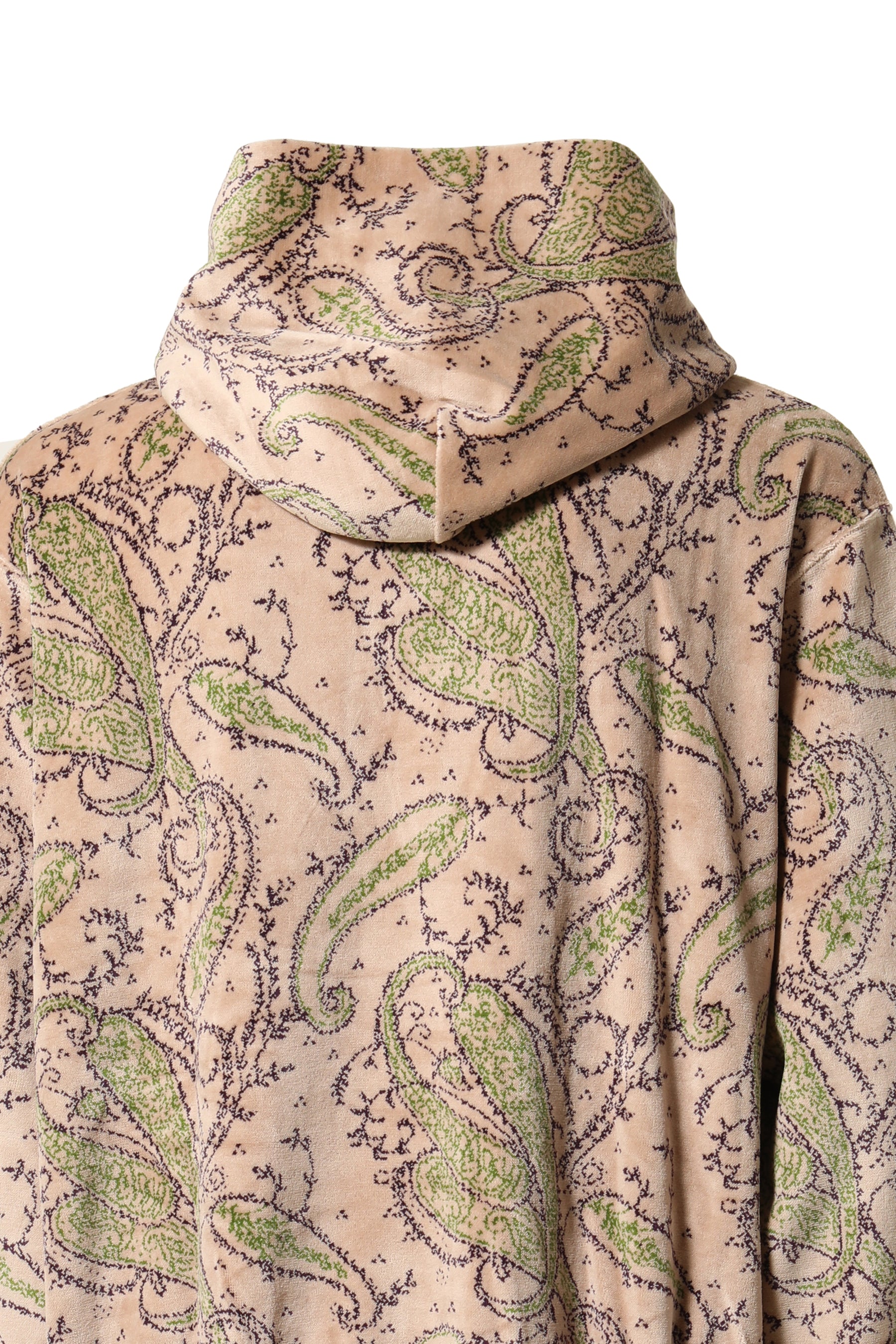 CLASSIC HOODY - C/PE PAISLEY VELOUR JQ. / BEI