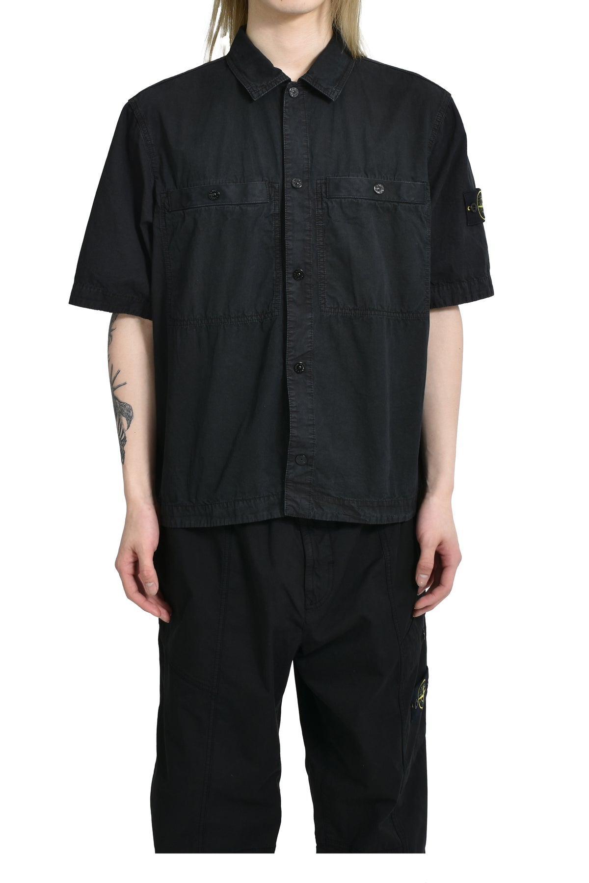 OVERSHIRT M/CORTA SHIRTS / BLK