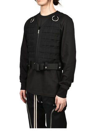 Rick Owens SS26 SUPPLY VEST / BLK - NUBIAN