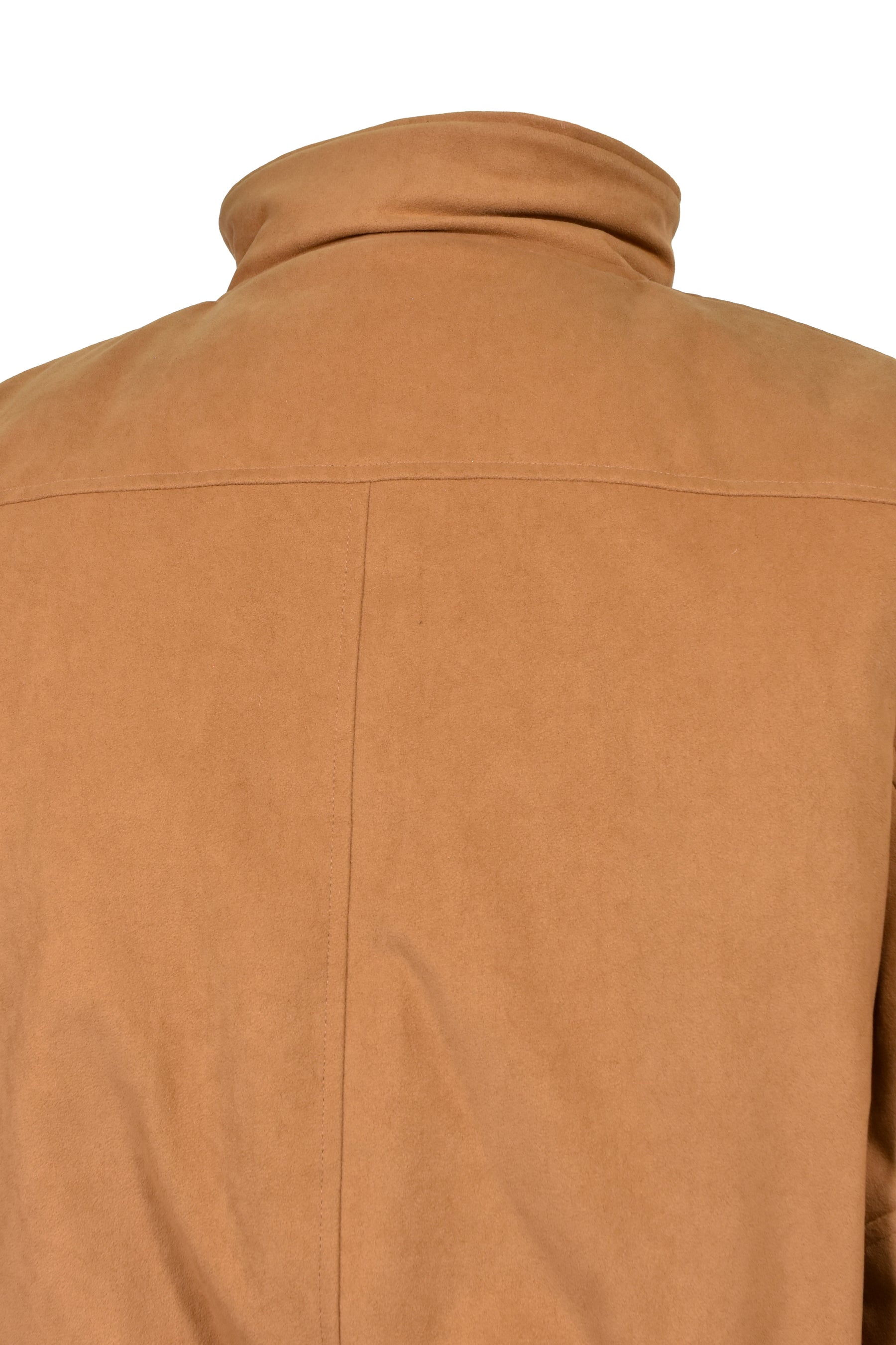 FAUX LEATHER MOUTON JACKET / BEI