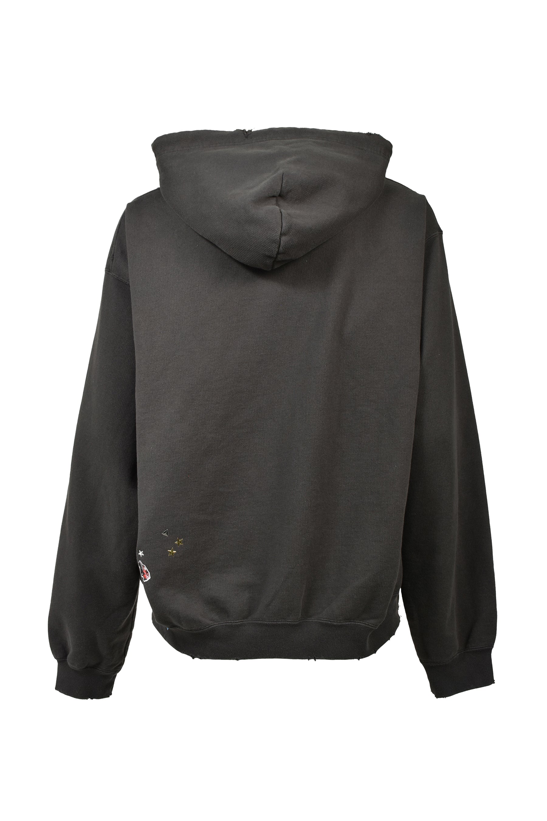 KIDS STICKER HOODIE / BLK