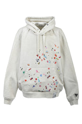 KIDS STICKER HOODIE / WHT