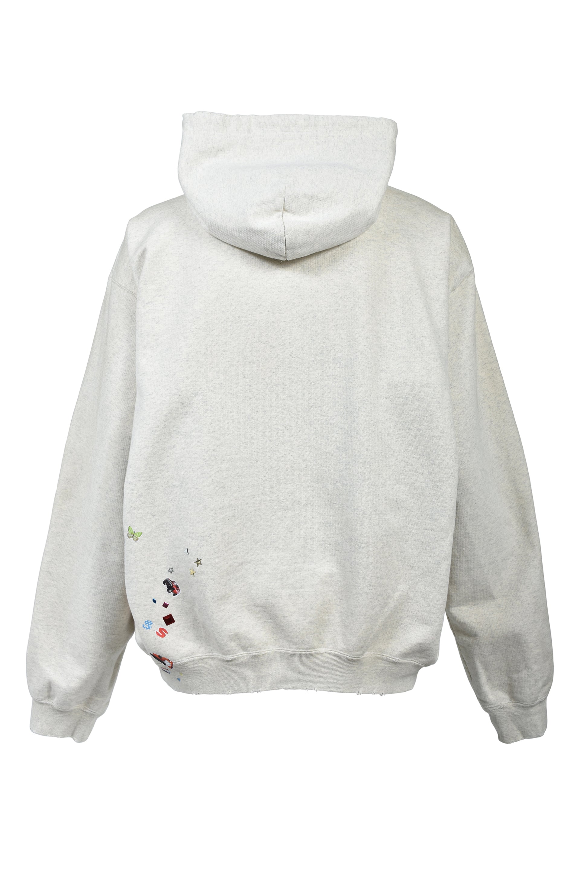 KIDS STICKER HOODIE / WHT