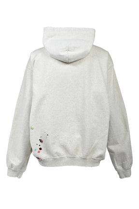 KIDS STICKER HOODIE / WHT