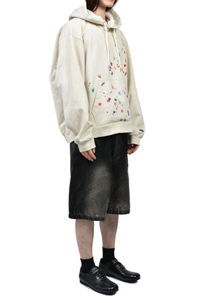 KIDS STICKER HOODIE / WHT