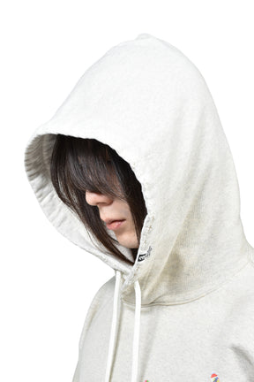 KIDS STICKER HOODIE / WHT