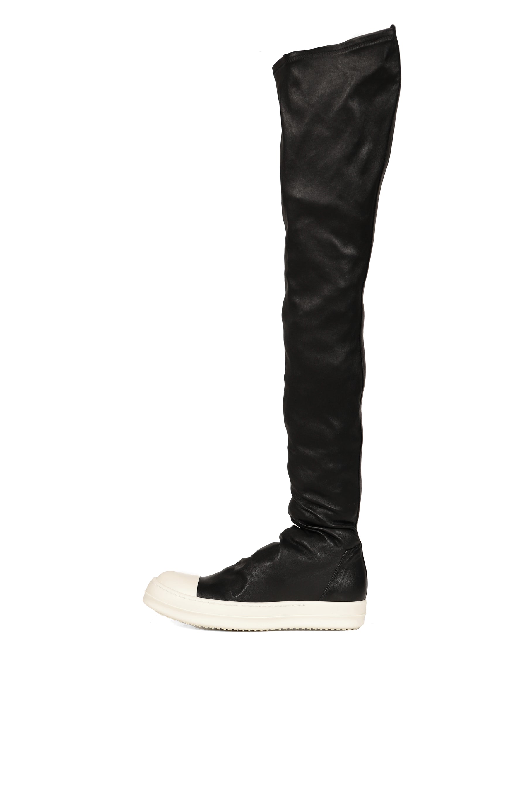 HIGH STOCKING SNEAKS / BLK MILK