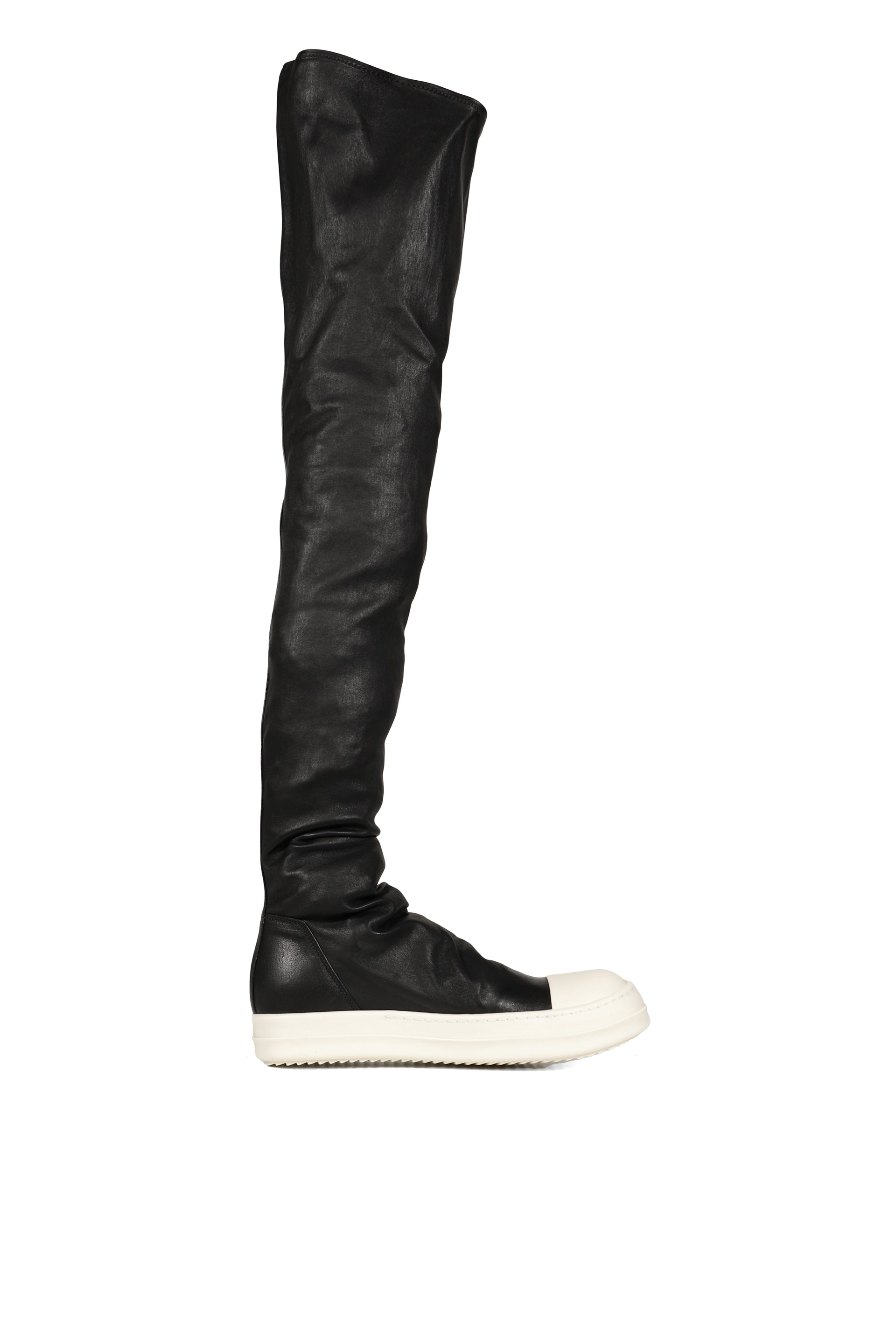 HIGH STOCKING SNEAKS / BLK MILK