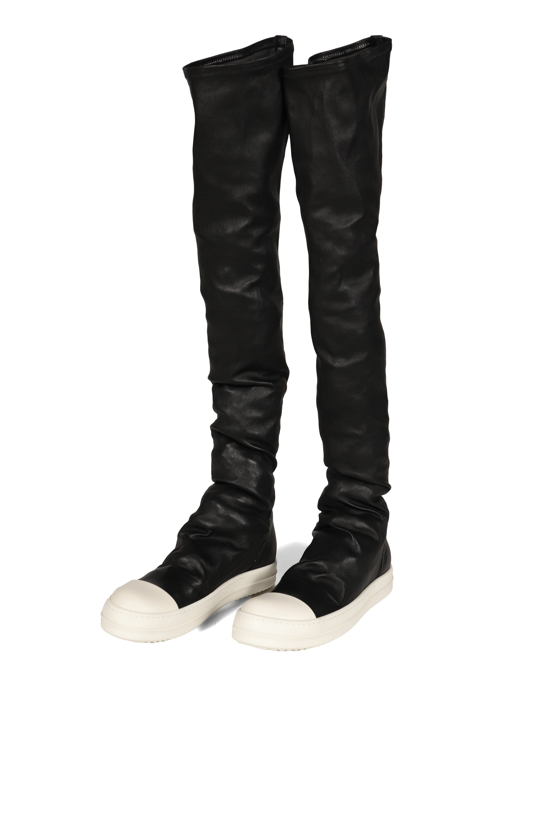 HIGH STOCKING SNEAKS / BLK MILK